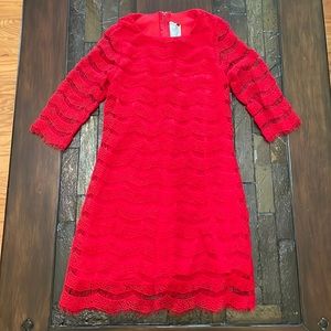 Girl’s Red Dress